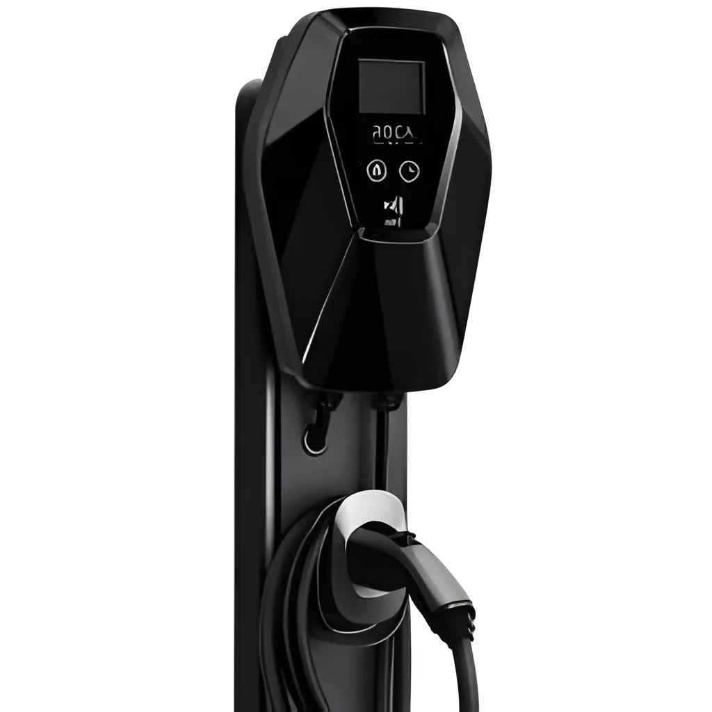 Cargador Wallbox para Vehiculos Electricos RC-EV-05 7KW 8A/10A/13A/16A/32A Negro Roca