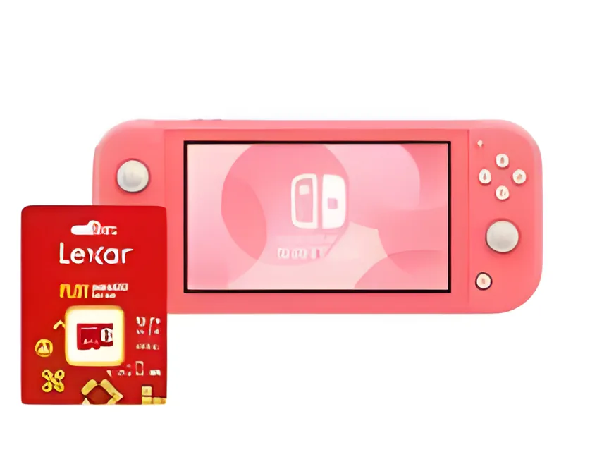 Combo Consola Nintendo Switch Lite Pantalla 5.5" HD 256GB microSD Rosado