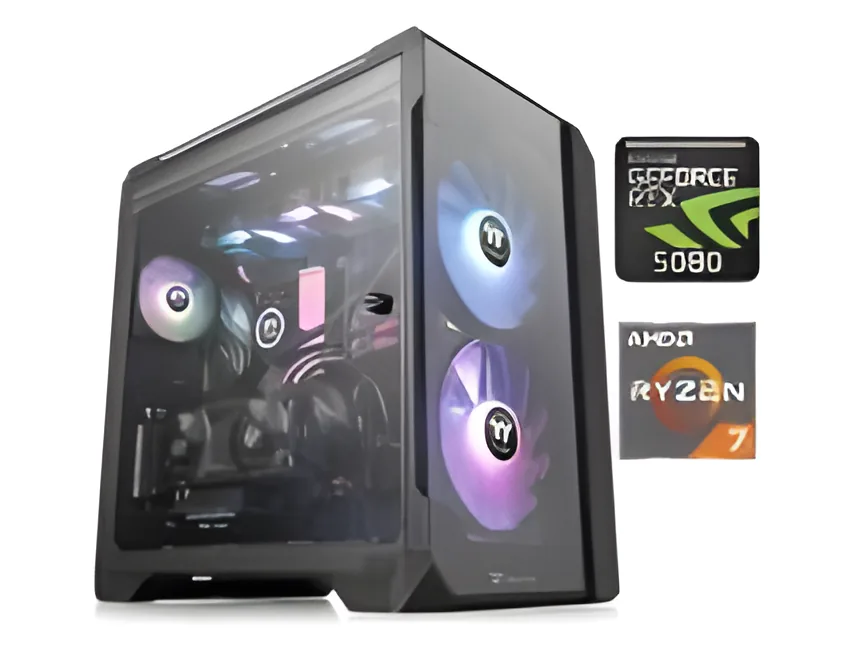 Equipo Gamer Ryzen 7 7800X3D, 32GB, 1TB, RTX 5080 16GB