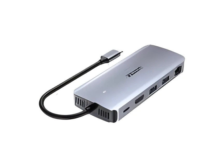 HUB USB-C Unitek 6 en 1 10Gbps con Slot M.2