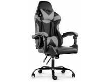 Silla Gamer ROM Negro/Gris Reclinable