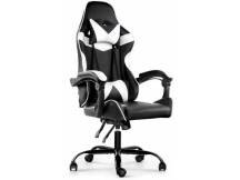 Silla Gamer ROM Negro/Blanco Reclinable