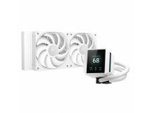 Cooler Líquido DeepCool Mystique 240mm LCD Blanco