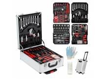 Caja de Herramientas con 450 Accesorios y Carrito