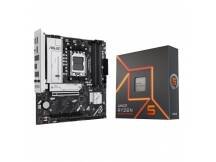 Combo Procesador AMD Ryzen 5 7600X y Mother Asus Prime B850M-A WiFi 6E AM5
