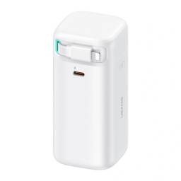 Power Bank 18.000mAh PD45W Cable Retráctil Magnético Lightning Blanco CD217 USAMS