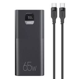 CD185 – PB68 Power Bank 30.000mAh 65W PD3.0 + QC3.0 Cable Tipo C a Tipo C PD 100W Negro USAMS