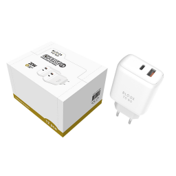 Caja BLOOX TO GO con 12 Cargadores de Pared A+C 3A 20W 18x14x11cm