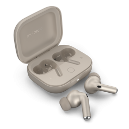 Auricular Bluetooth MotoBuds + TWS Beige Motorola