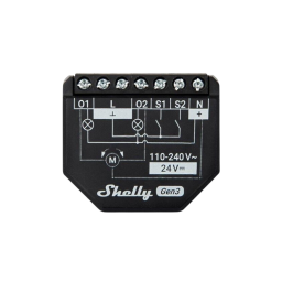Shelly 2PM Gen3 Relé Wi-Fi PM Dual