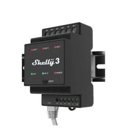 Shelly Pro 3 Relé Wi-Fi Triple DIN