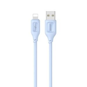 Cable de Datos USB A a Lightning 2.4A Azul SJ618 USAMS