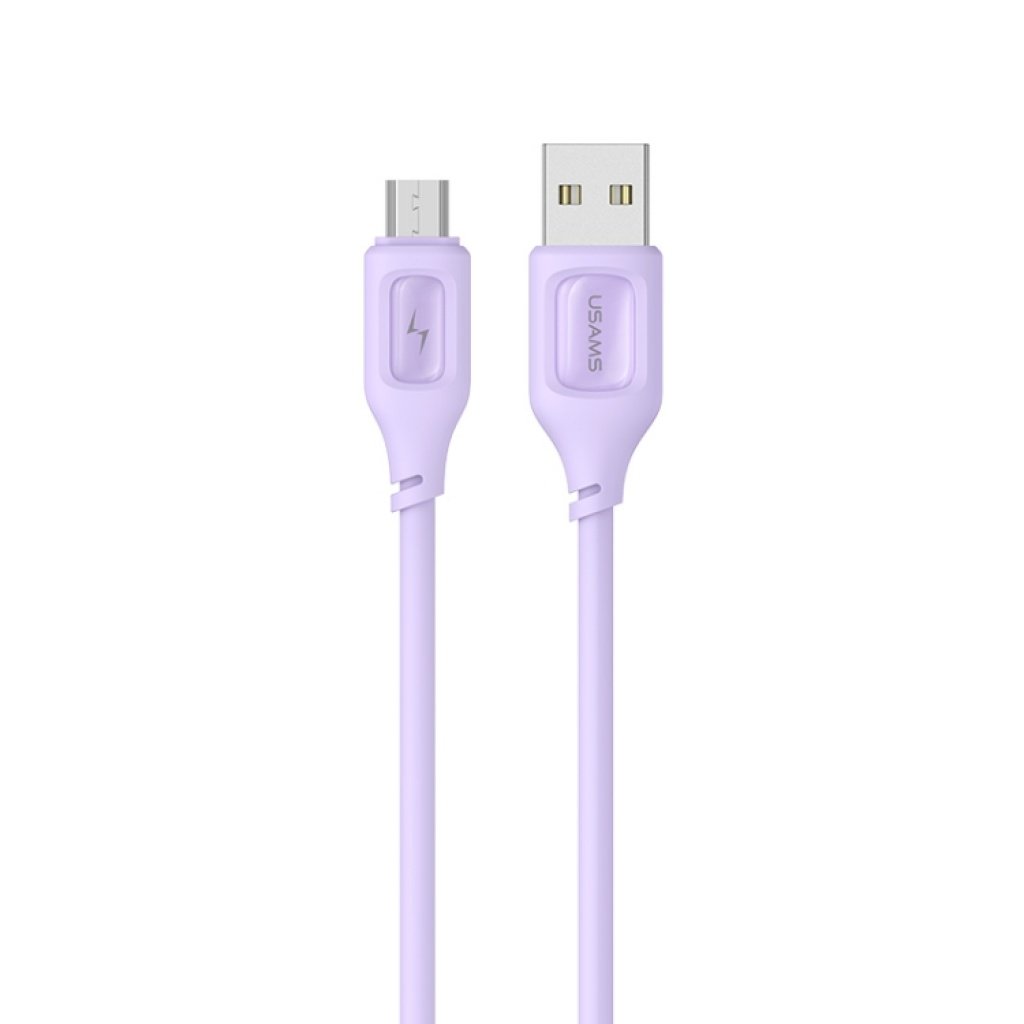Cable de Datos USB A a microUSB Lila SJ620 USAMS