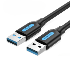 Cable USB 3.0-A Macho a Macho / 1.5M / Negro CONBG Vention