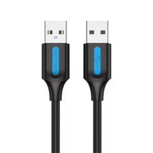Cable USB 2.0-A Macho/Macho / 1.5M / Negro COJBG Vention