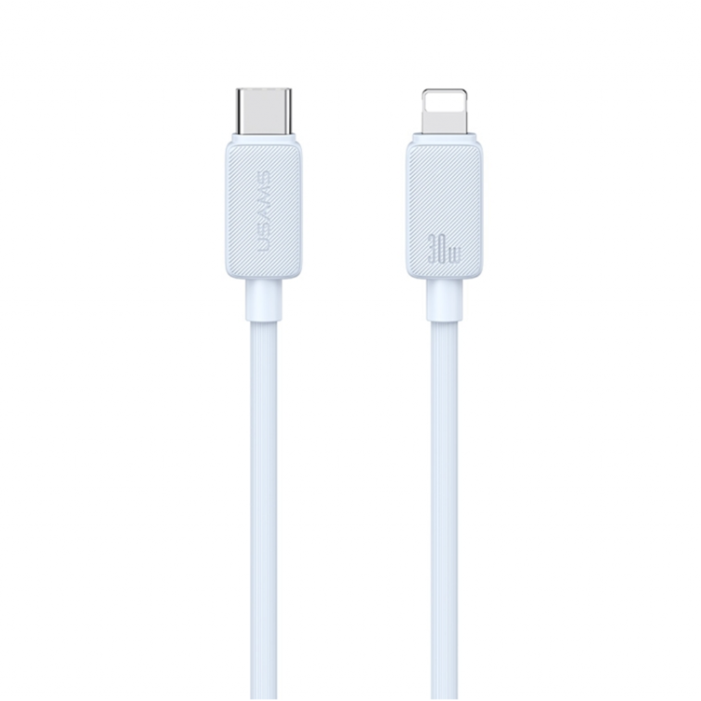 Cable de Datos USB C a Lightning SJ692 1M Celeste USAMS