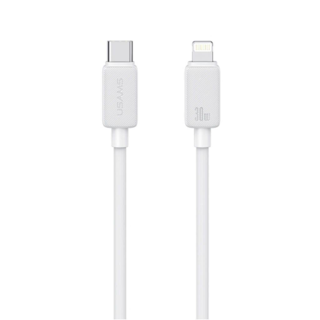Cable de Datos USB C a Lightning 30W 3M Blanco SJ702 USAMS