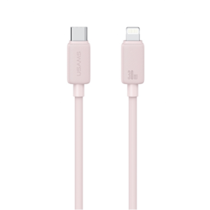 Cable de Datos USB C a Lightning SJ697 30W 2M Rosado USAMS