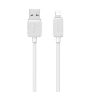 Cable de Datos USB A a Lightning 2.4A 3M Blanco SJ699 USAMS