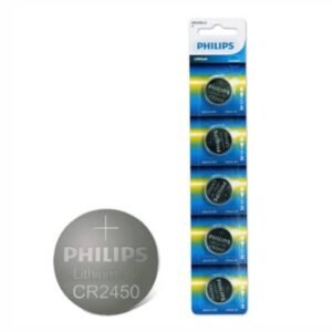 Pila de Litio CR2450 X 5 Philips