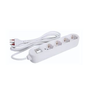 Alargue 4 Tomas Schuko a Ficha 3L 10A Cable 3M Conatel