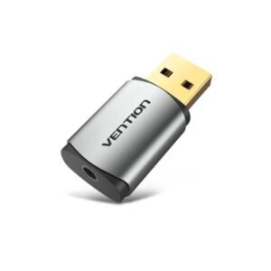 Tarjeta de Sonido USB Externa (OMTP-CTIA) / Gris CDLH0 Vention