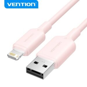Cable USB-A a Lightning 2.4A / 1M / Rosado LAMPF Vention