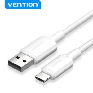 Cable USB-A 2.0 a USB-C 60W 3A / 2M / Blanco CTQWH Vention