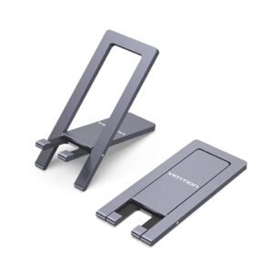 Soporte de Escritorio Plegable de 4.7" a 10" / Plegable / Gris KCYH0 Vention