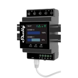 Shelly Pro Dual Cover PM Relé Persiana PM DIN Wi-Fi