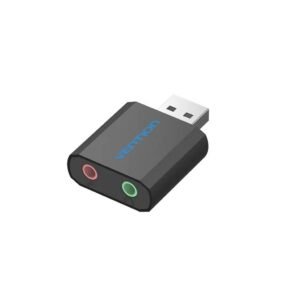 Tarjeta Sonido Externa USB-A Negro VAB-S17-B Vention