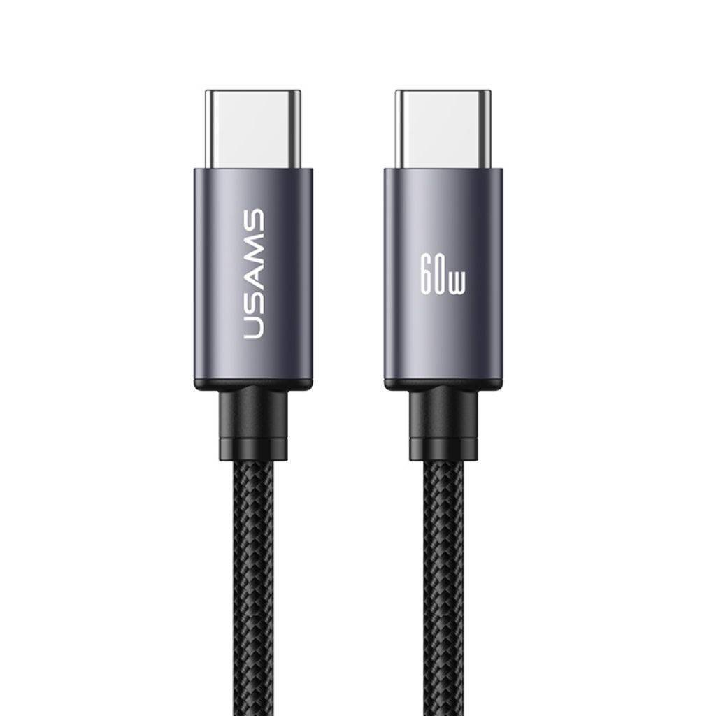 Cable de Datos USB C a USB C SJ769 60W 1.2m Gris U91 USAMS