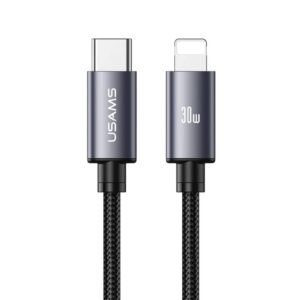 Cable de Datos USB C a Lightning SJ770 30W 1.2m Gris U91 USAMS