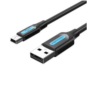 Cable USB-A a Mini USB 2.0 Macho/Macho / 1.5M / Negro COMBG Vention