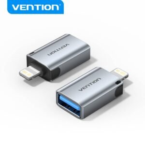Adaptador USB-A a Lightning Hembra/Macho OTG / Aluminio / Gris CUCH0 Vention