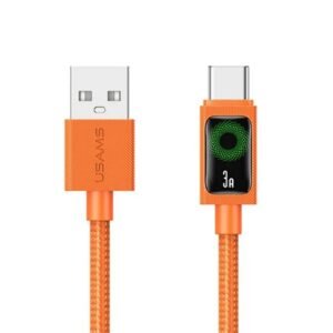 Cable de Datos USB A a USB C SJ772 3A 1.2m Anaranjado U92 USAMS