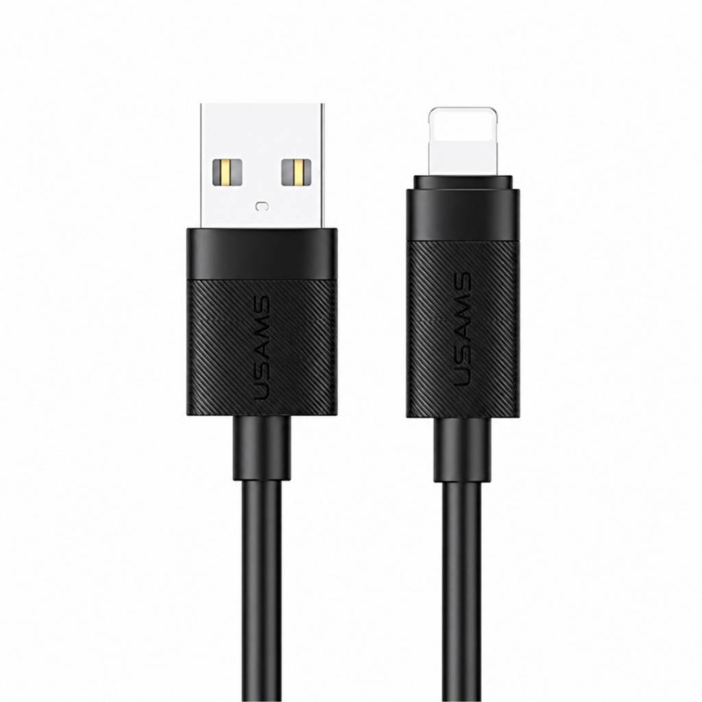 Cable de Datos USB A a Ligthning SJ778 2.4A 1M Negro USAMS